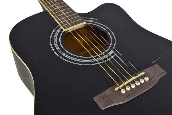 Acoustic Cutaway Guitar with with Strong 